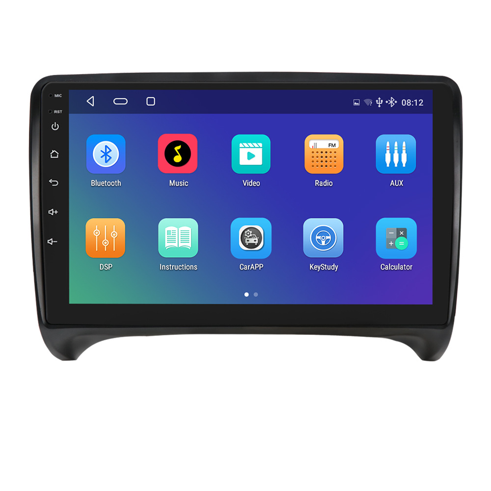 Android 10 5*USB PX6 4+64G Car Multimedia Player For AUDI TT MK2 2006-2014 TDA7850 Wireless Carplay DAB GPS Radio