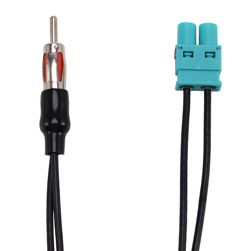 Car Accessories Antenna Audio Cable Male Double Fakra to Din Male Aerial For Audi/VW