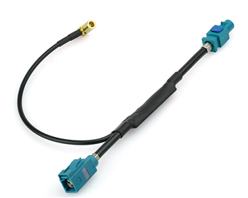 DAB FM AM Car Digital Radio Aerial Antenna Splitter Adapter for VW BMW Audi